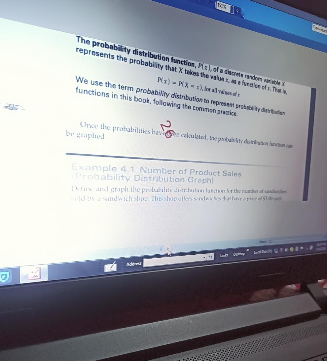 mdk 151% ? Typesquad The probability distribution