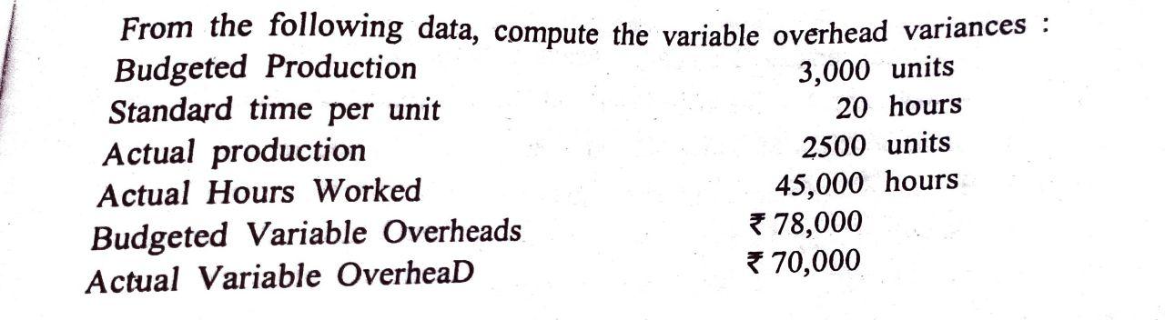 Do in 5 mins please From the following data,
