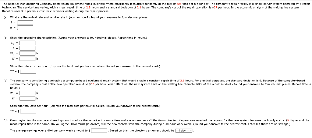 Robotics uses $38 per hour cost for customers