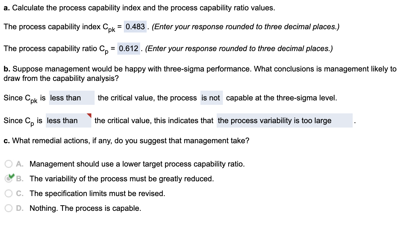 All answers are incorrect. All answers are