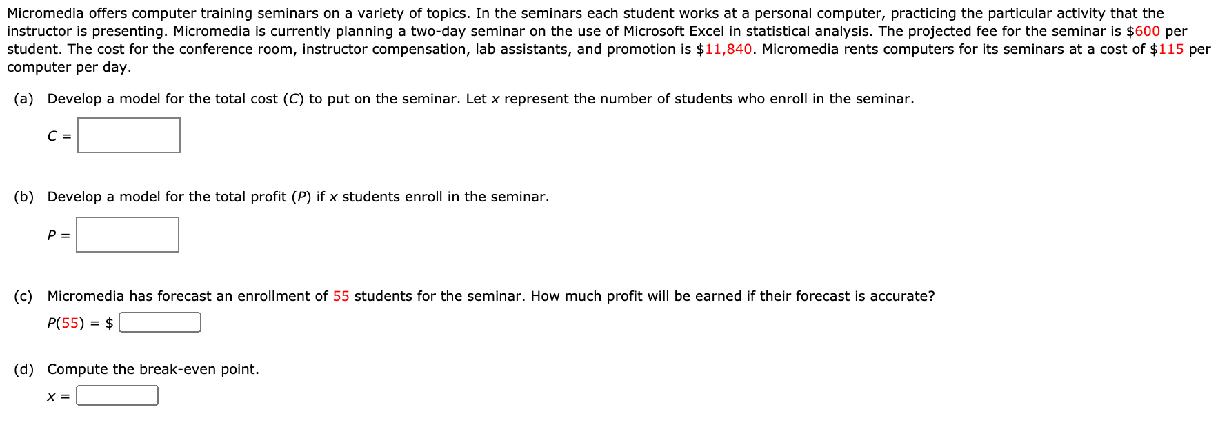 Micromedia offers computer training seminars on a