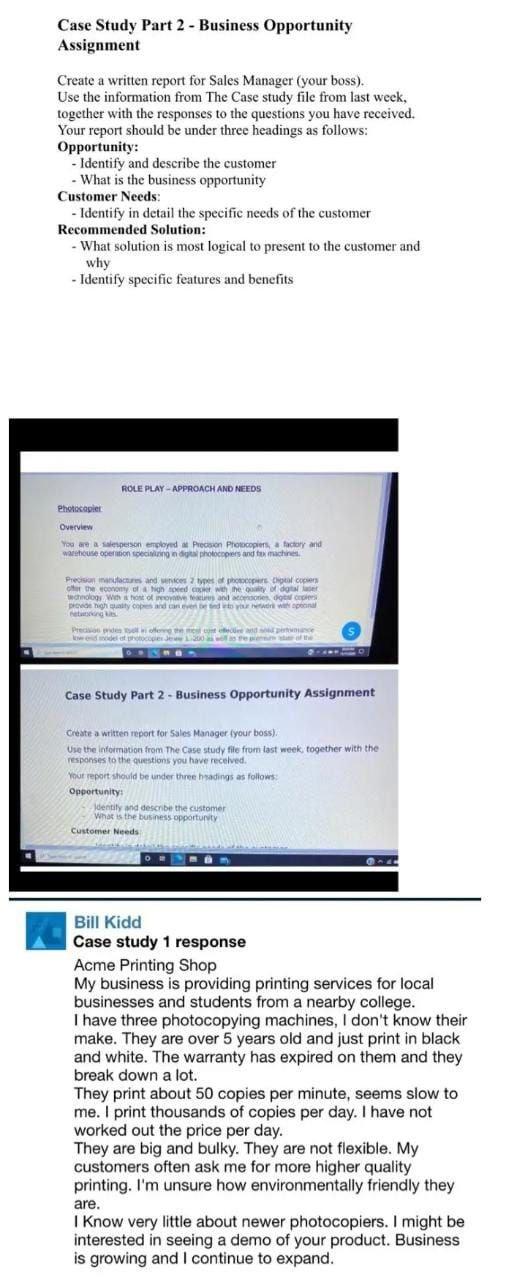 Case Study Part 2 - Business Opportunity
