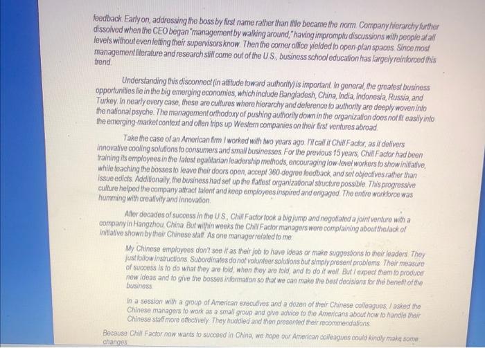 Being the Boss in Brussels, Boston and Bejing by