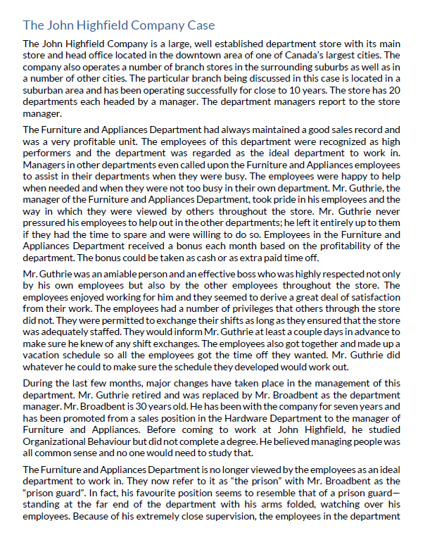 This assignment reflects much of the new thinking