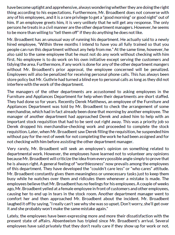 This assignment reflects much of the new thinking