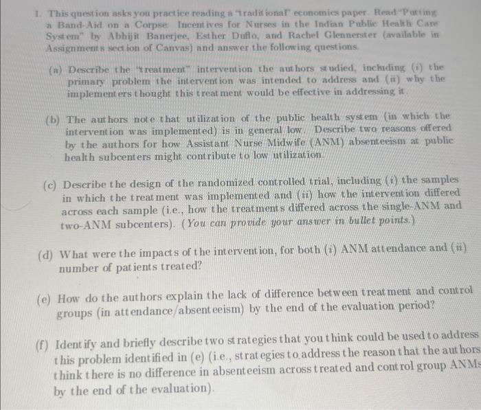 1. This question asks you practice reading a