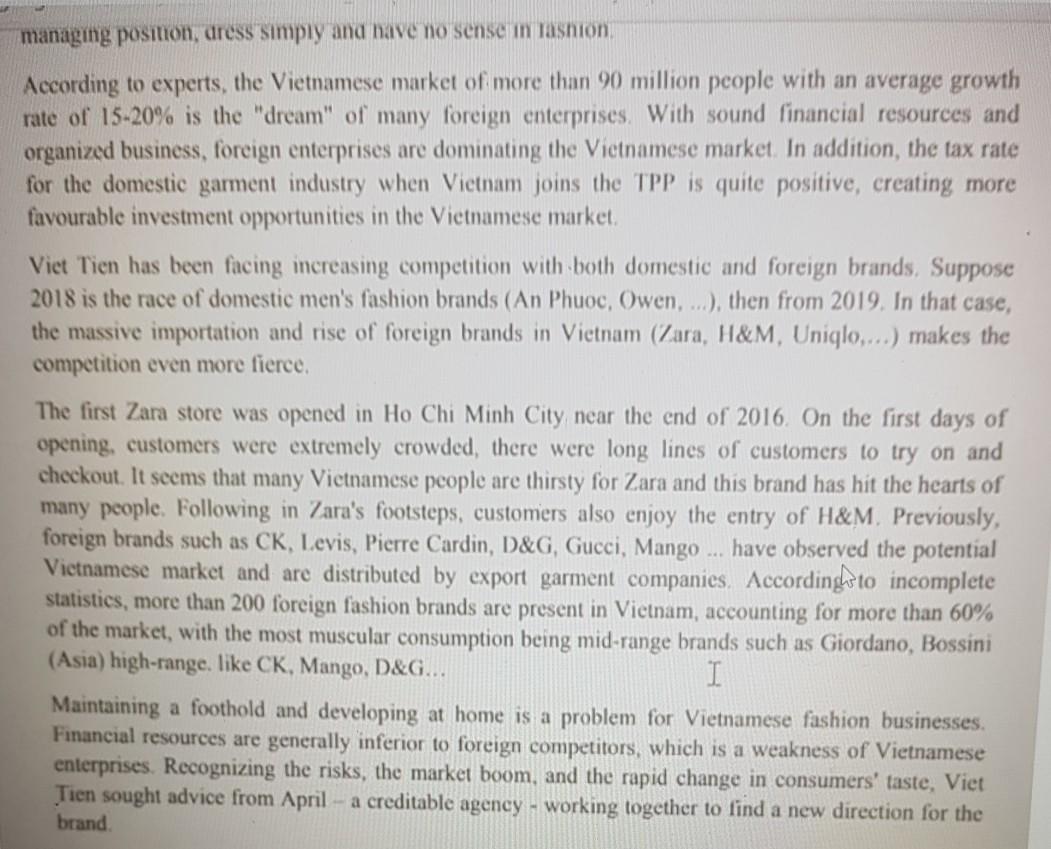 Question 4: After the launch of the product