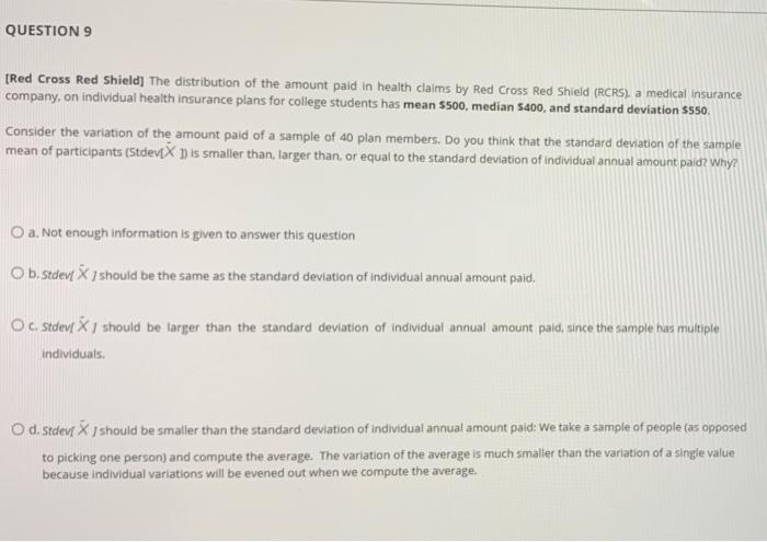 QUESTION 7 [Red Cross Red Shield] The