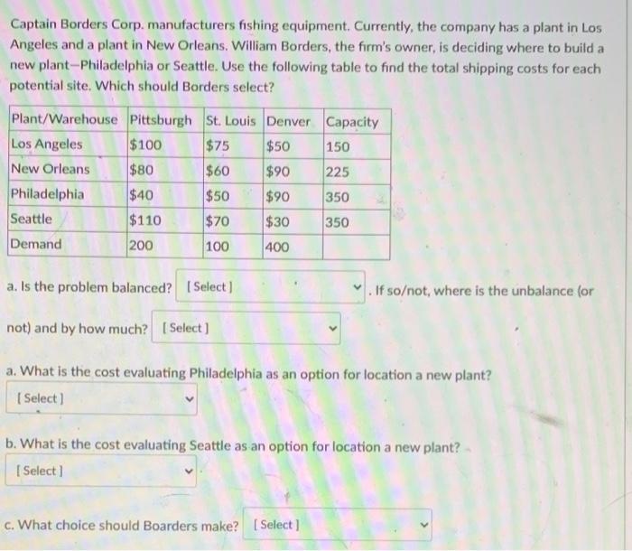 i need part a, b, and c solved not just A! thank