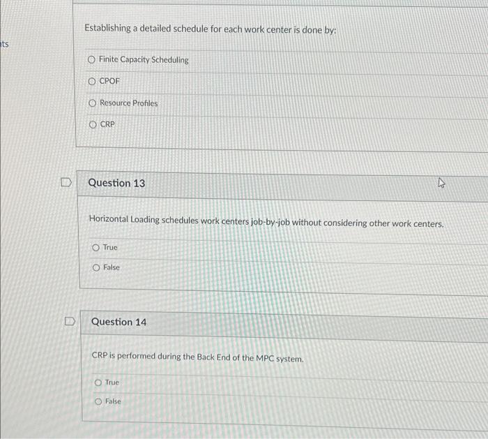 Establishing a detailed schedule for each work