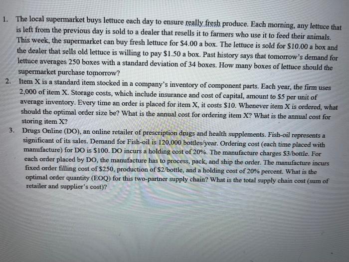 need help with all 3 answers 1. The local