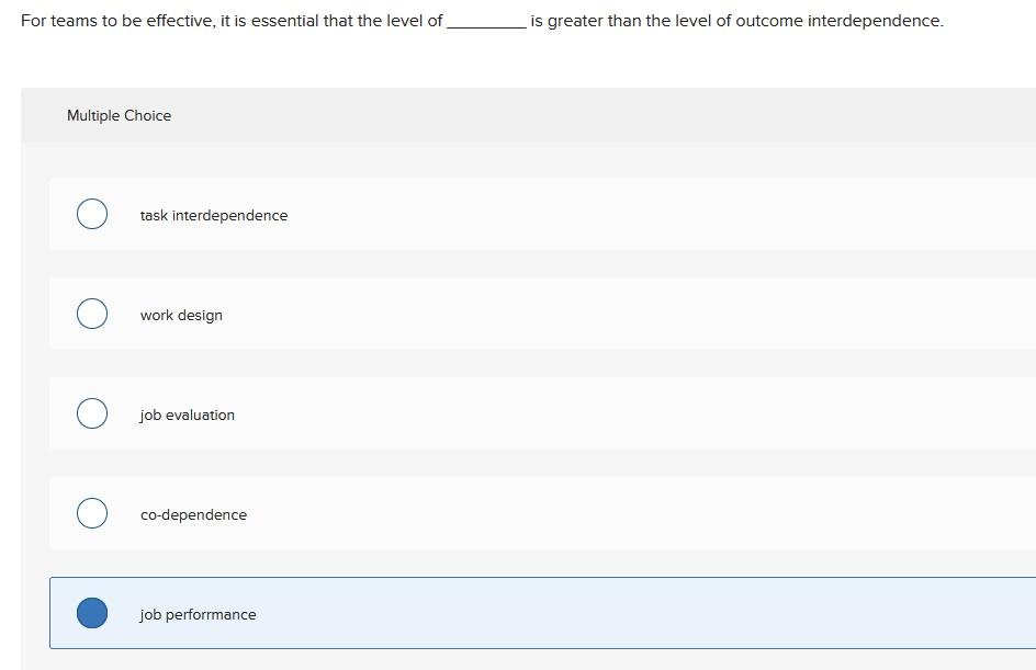 For teams to be effective, it is essential that