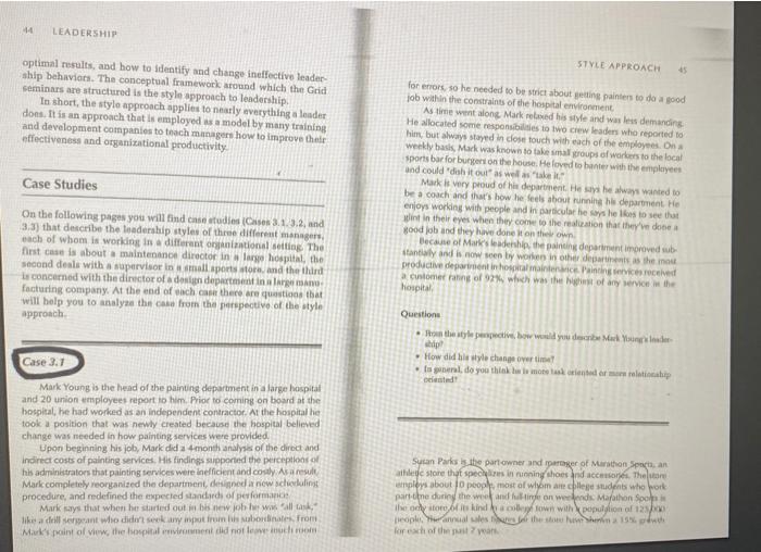 14 LEADERSHIP STYLE APPROACH 45 optimal results,