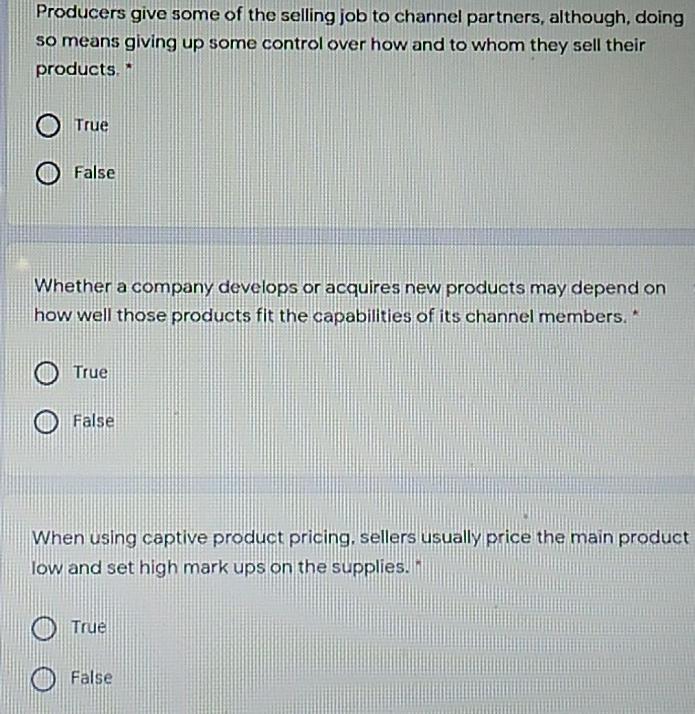 Producers give some of the selling job to channel