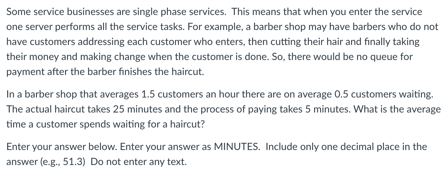 Some service businesses are single phase