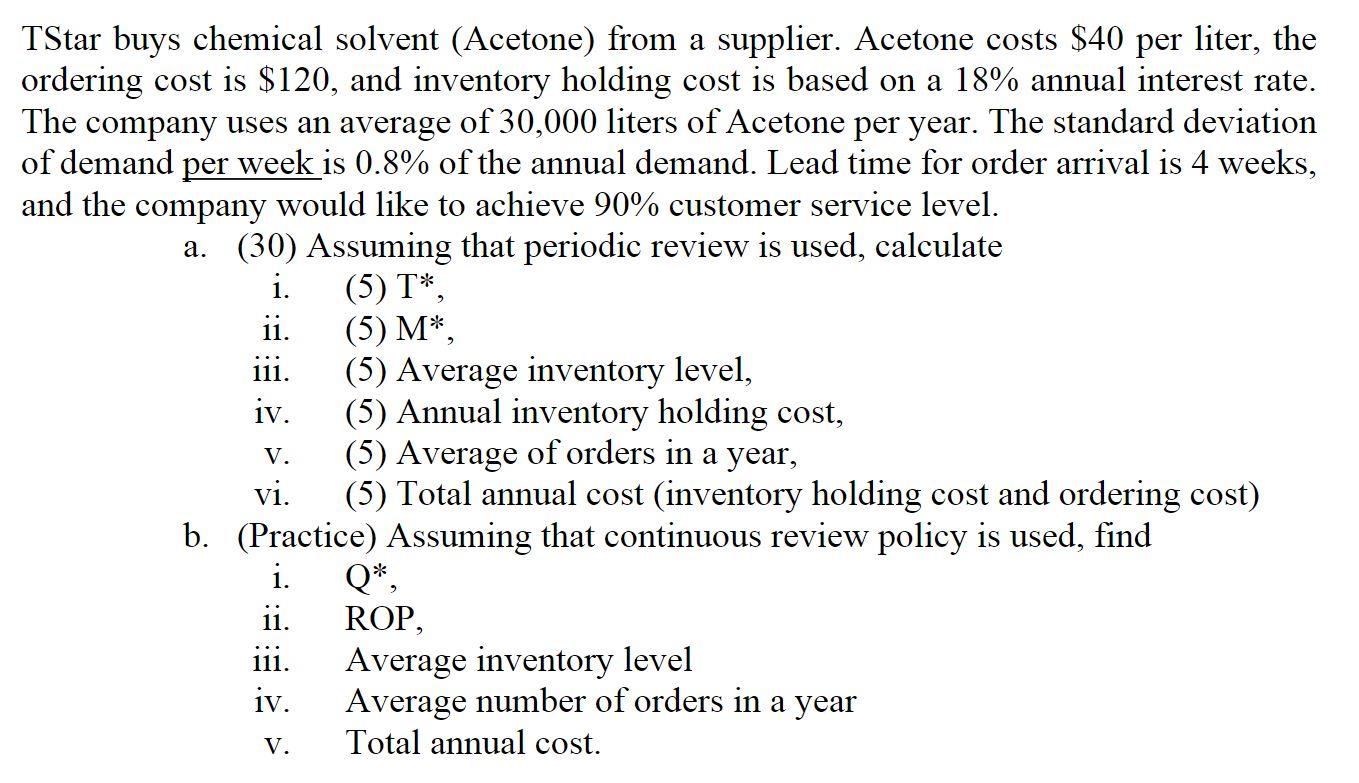 Distribution logistics Star buys chemical solvent