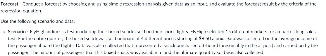 Corecast - Conduct a forecast by choosing and