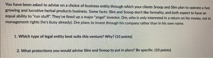 Should the answer be limited partnership or LLC?