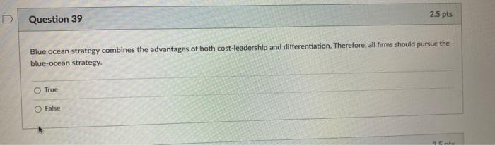 Blue ocean strategy combines the advantages of