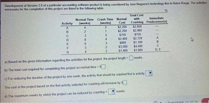 Development of Version 2.0 of a particular