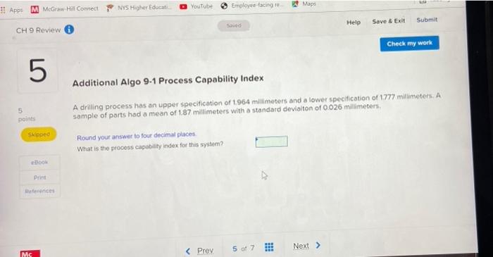 Youtube # Apps M McGraw Hill Connect NYS Higher