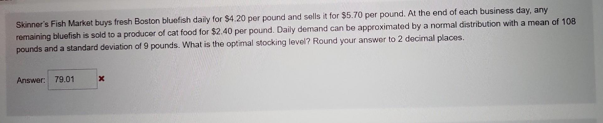 Skinner's Fish Market buys fresh Boston bluefish