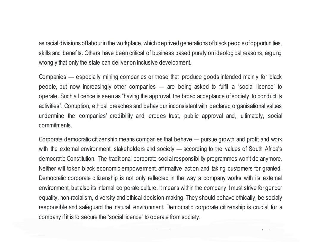 Business environment and ethics Q6 Instructions