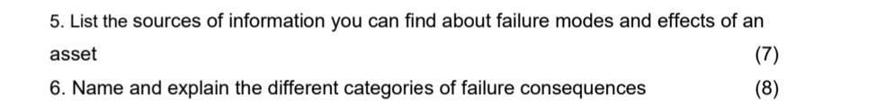 5. List the sources of information you can find