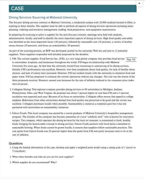 Case Study 1. Using the limited information in