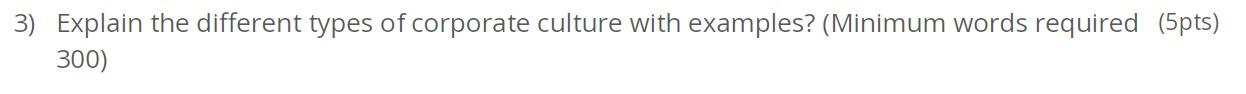 3) Explain the different types of corporate