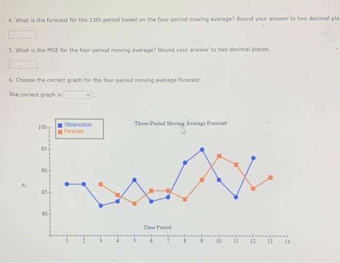 Excel Online Activity: Moving Average A retail