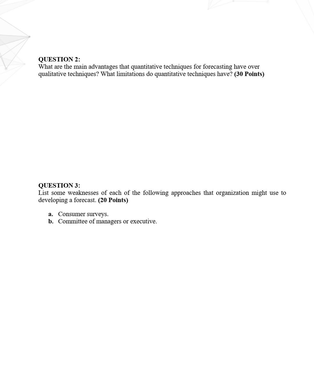 Following table shows the weekly sales of digital