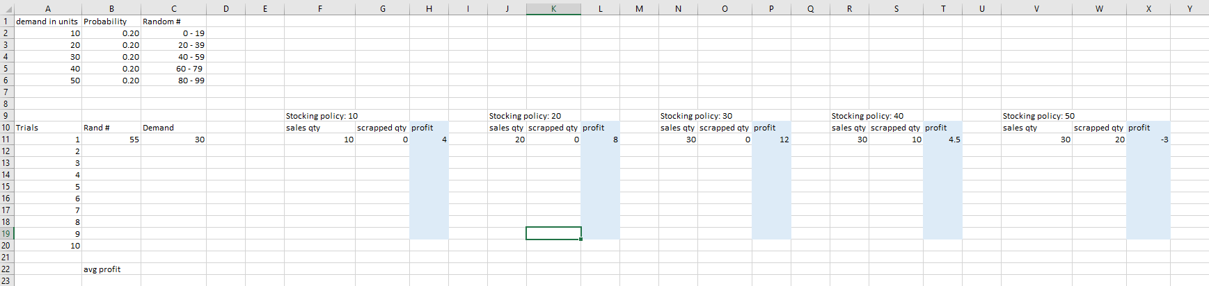 Please see the question and help using excel. I