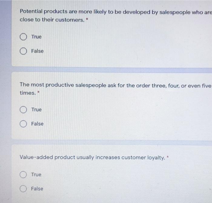 Potential products are more likely to be