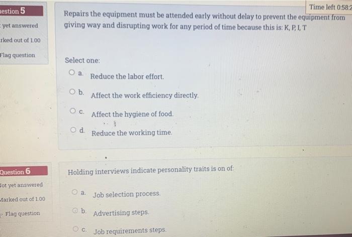 I just want the answer, please hurry up mestion 5