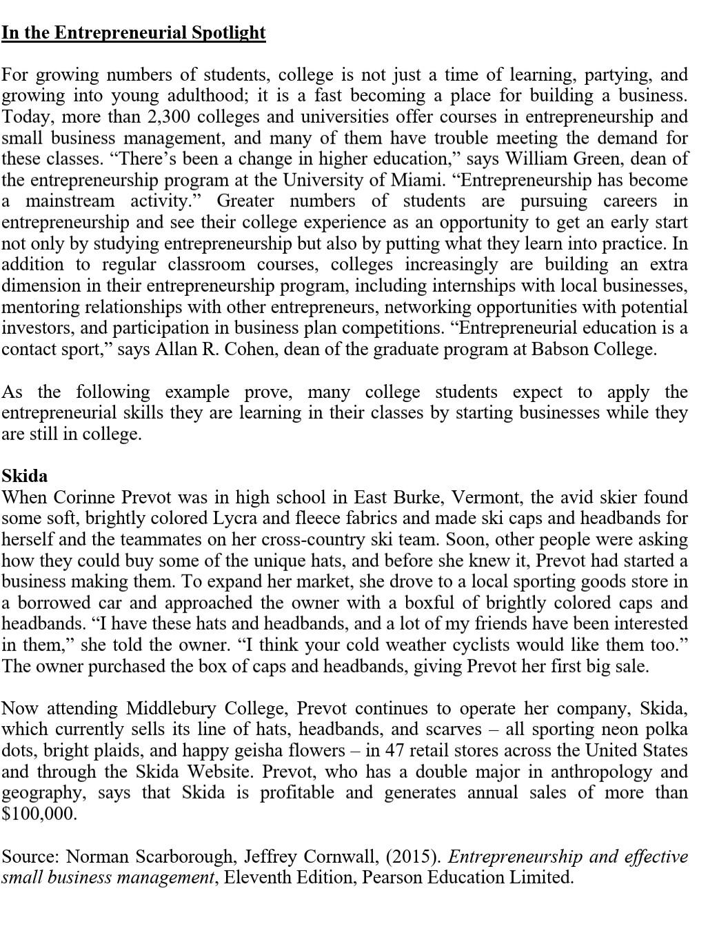 by reading the case of study above Could you