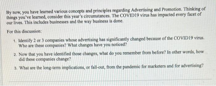 By now, you have learned various concepts and