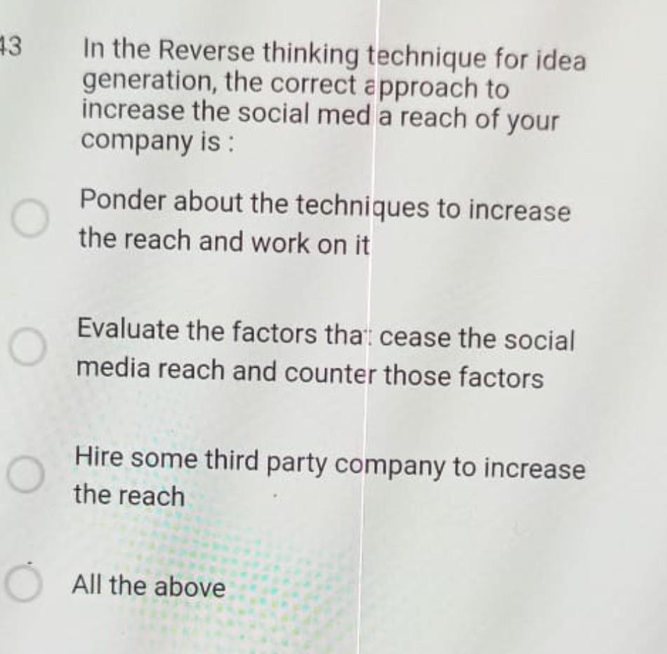 answer fast very urgent 73 In the Reverse