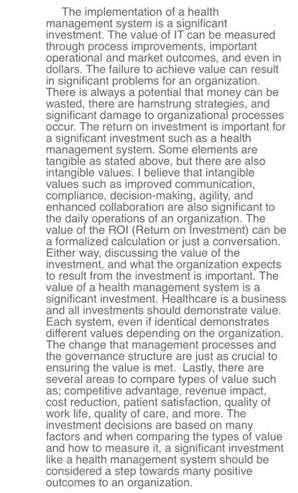 The Statement in the picture is a student Discuss