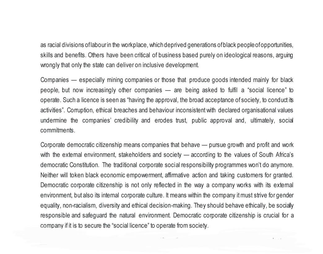 Business environment and ethics Q3 Instructions