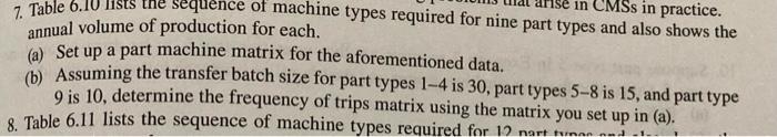 Need help with the following questions 7. Table