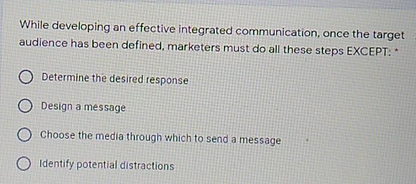 While developing an effective integrated