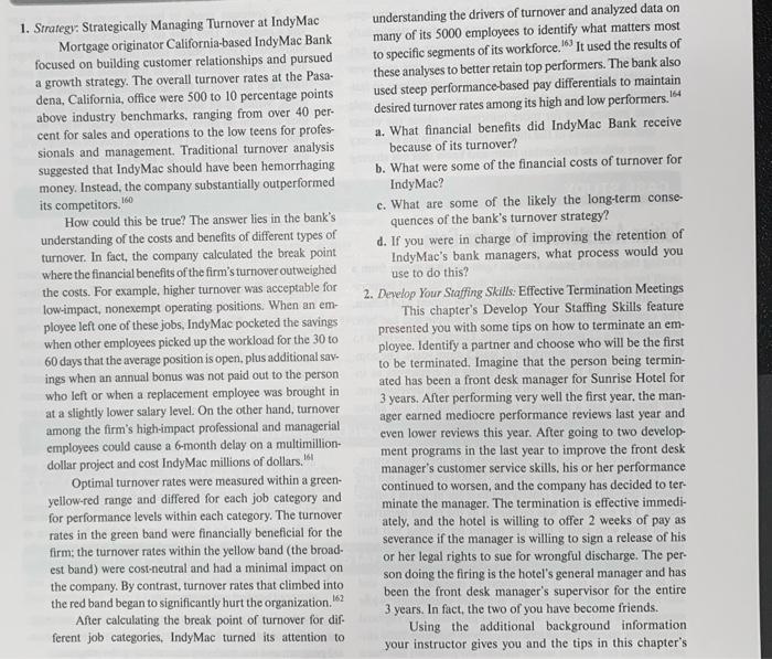 only do question number one. 1. Strategy: