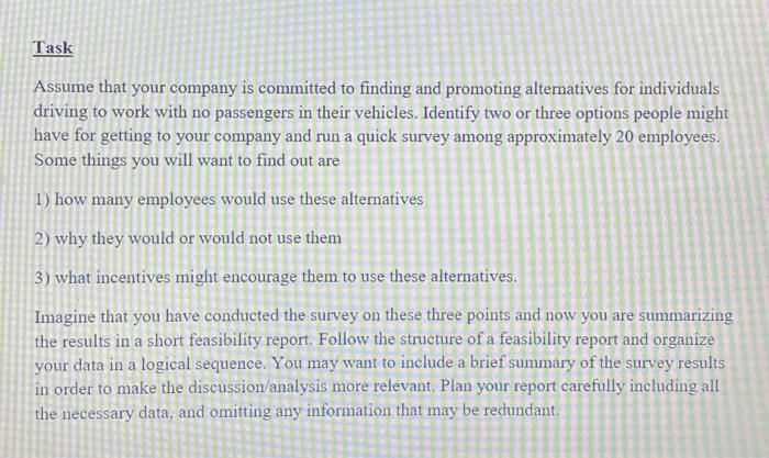 we have to write a report 2.5 PAGES MAX (may