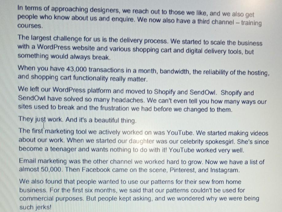 Case 2 We run the Internet's largest marketplace