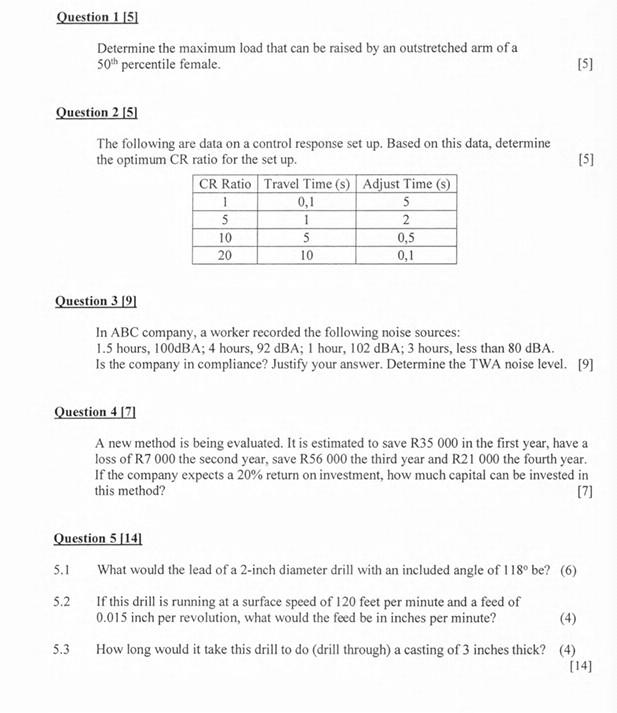 Question 1151 Determine the maximum load that can