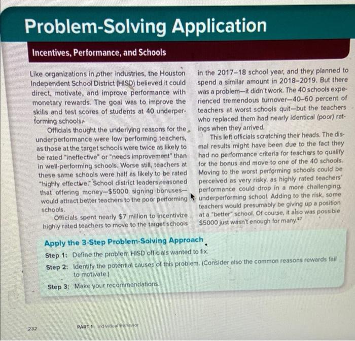 plz answer explain the question Problem Solving