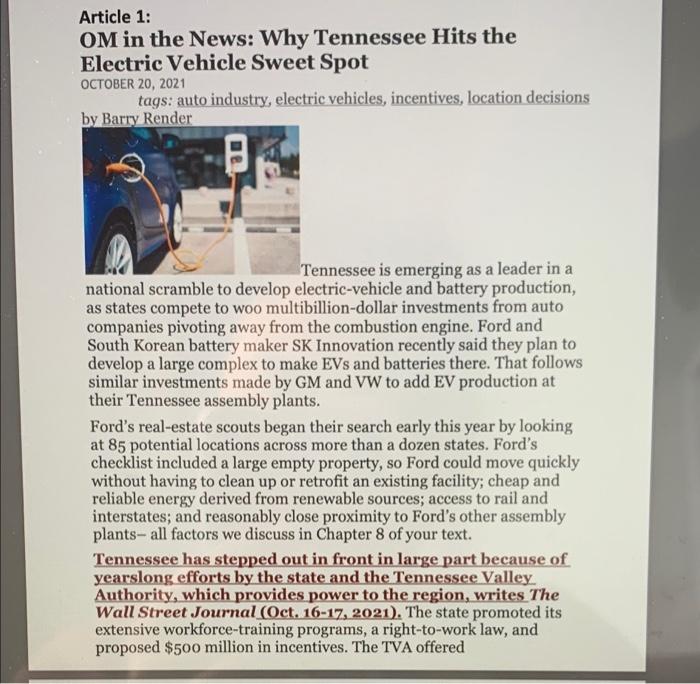 answer the two discussion questions please