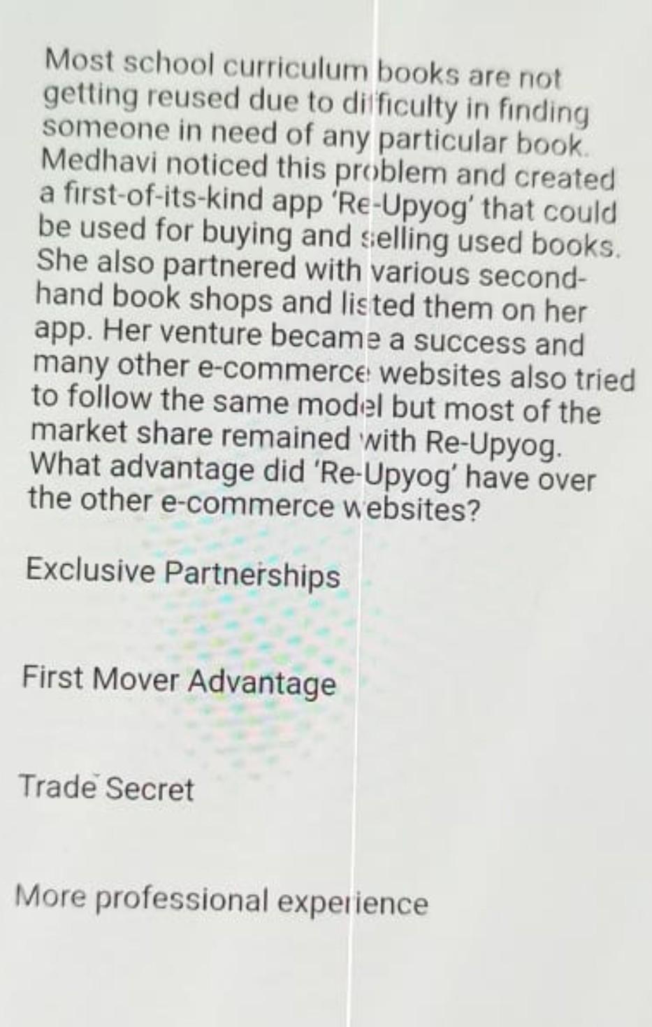 Kindly tell the correct option at the earliest...