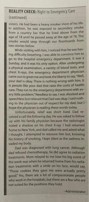 Read the following reality check and answer the